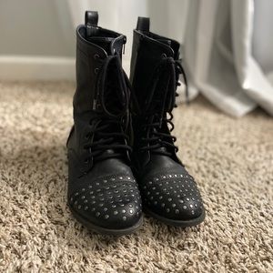 Black Combat Boots